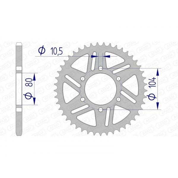 Couronne AFAM aluminium 17606520