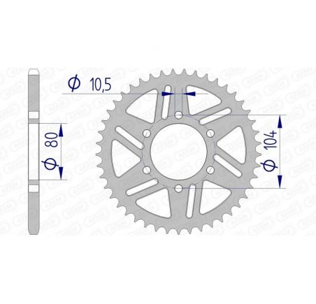 Couronne AFAM aluminium 17606520