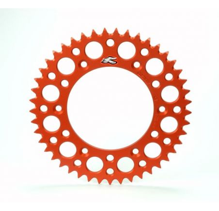 Couronne RENTHAL aluminium Ultra-Light anti-boue 224U - 520