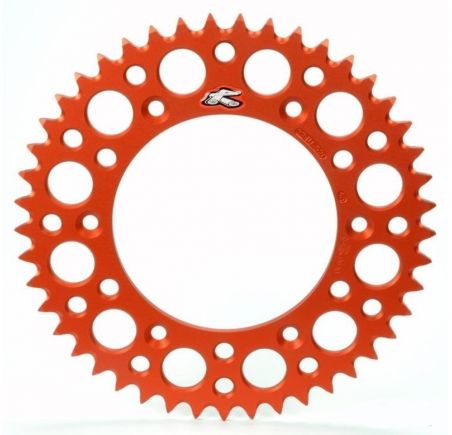 Couronne RENTHAL aluminium Ultra-Light anti-boue 224U - 520
