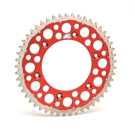 Couronne RENTHAL Twinring aluminium Ultra-Light anti-boue anodisé dur HA - 520