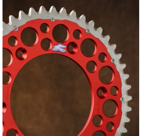 Couronne RENTHAL Twinring aluminium Ultra-Light anti-boue anodisé dur HA - 520