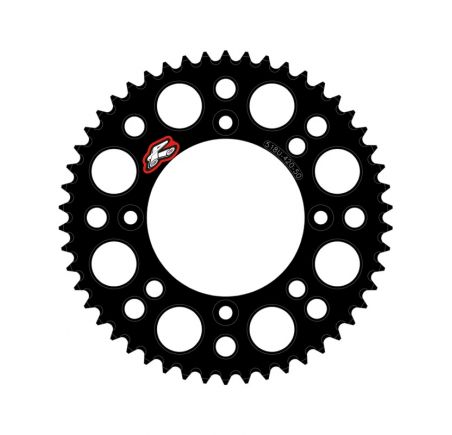 Couronne RENTHAL aluminium ultra-light anti-boue 518U - 420