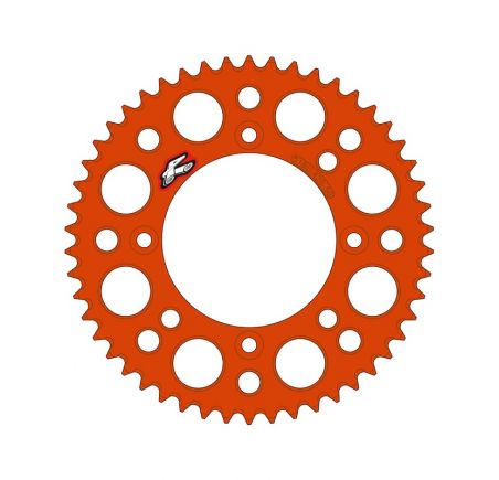 Couronne RENTHAL aluminium ultra-light anti-boue 518U - 420