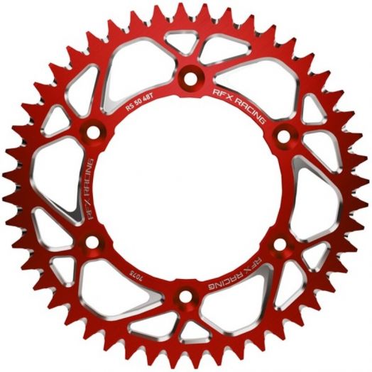Couronne RFX Pro Series Elite aluminium Suzuki RMZ/X - Rouge 49 x 520