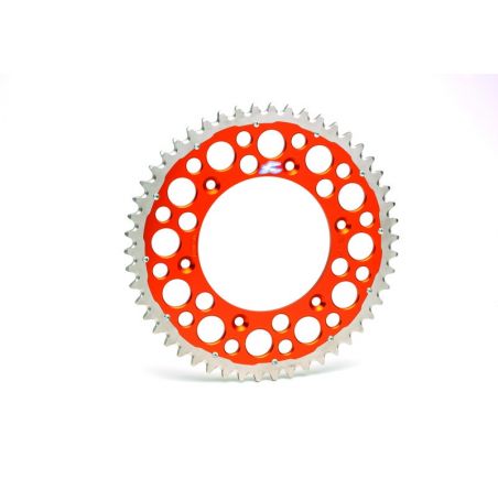 Couronne RENTHAL Twinring aluminium Ultra-Light anti-boue anodisé dur HA - 520