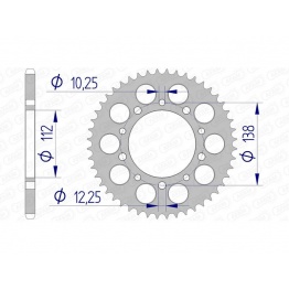 Couronne AFAM aluminium Ultra-Light 11509 - 520