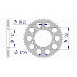 Couronne AFAM aluminium Ultra-Light 11509 - 520