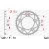 Couronne AFAM acier standard 12817 - 520