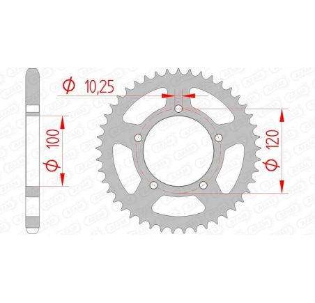 Couronne AFAM acier standard 35800 - 525