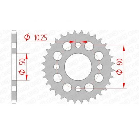 Couronne AFAM acier standard 92127 - 420