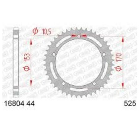 Couronne AFAM acier standard 16804525