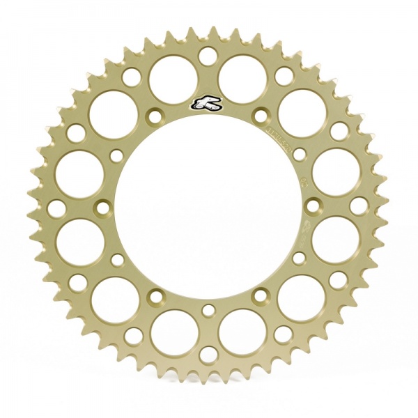 Couronne RENTHAL aluminium Ultra-Light anti-boue anodisé dur 123U - 520
