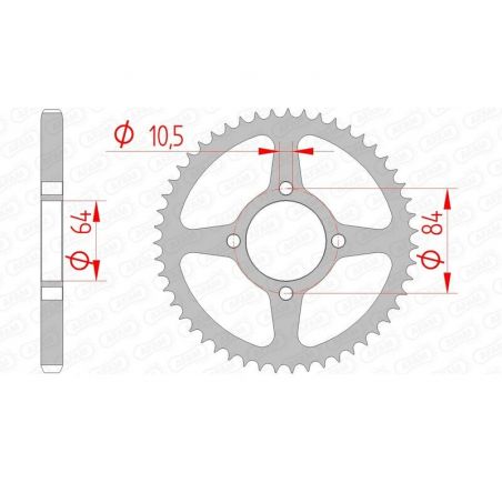 Couronne AFAM acier standard 14215 - 428