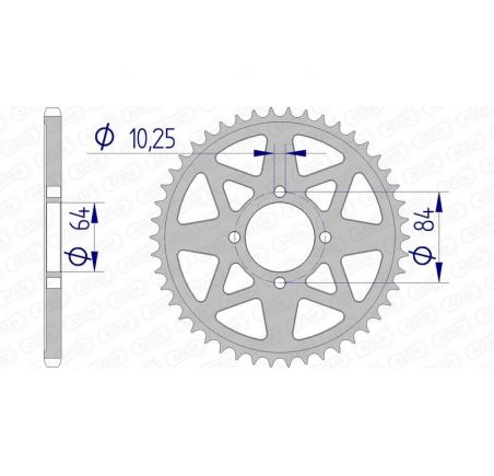 Couronne AFAM aluminium 15310 - 520