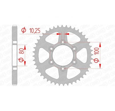 Couronne AFAM acier standard 92666 - 525