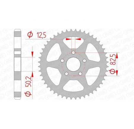 Couronne AFAM acier standard 92803 - 530