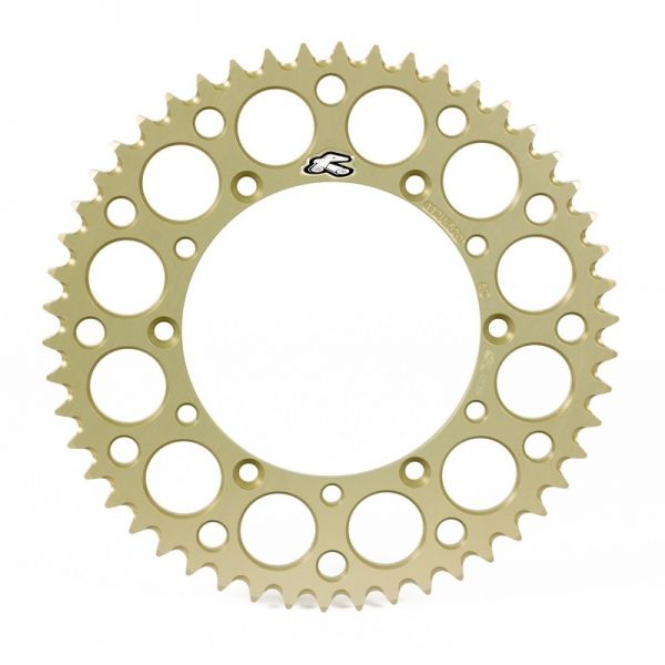 Couronne RENTHAL aluminium Ultra-Light anti-boue anodisé dur 150U - 520