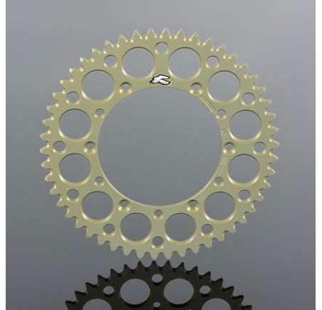 Couronne RENTHAL aluminium Ultra-Light anti-boue anodisé dur 150U - 520