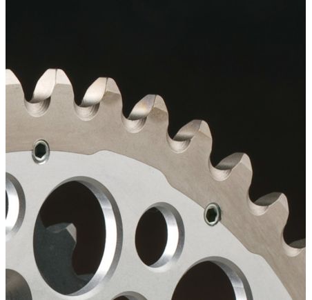 Couronne RENTHAL Twinring aluminium Ultra-Light anti-boue anodisé dur 1230 - 520