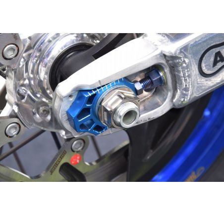 Tendeur de chaîne SCAR bleu Fantic 125 XX/XE