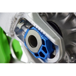 Tendeur de chaîne SCAR bleu Suzuki RMZ/RMX