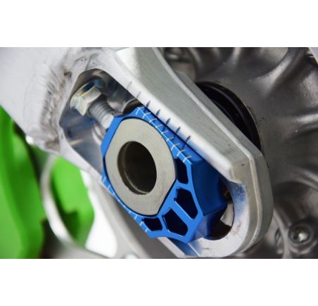 Tendeur de chaîne SCAR bleu Suzuki RMZ/RMX