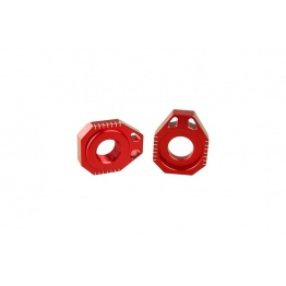 Tendeur de chaîne SCAR rouge Gas Gas EC/EC-F/MC/MCF / Husqvarna FE/TE / KTM EXC/EXC-F