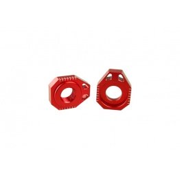 Tendeur de chaîne SCAR rouge Gas Gas EC/EC-F/MC/MCF / Husqvarna FE/TE / KTM EXC/EXC-F