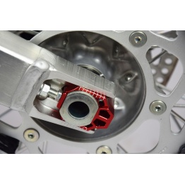 Tendeur de chaîne SCAR rouge Honda 250/450 CRF R/RX/X