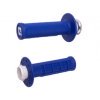 Revêtements ODI Micro-X Lock-On semi-gaufré - bleu/noir