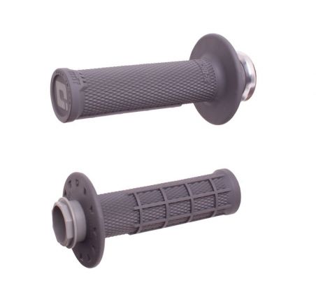 Revêtements ODI Micro-X Lock-On semi-gaufré - graphite/argent