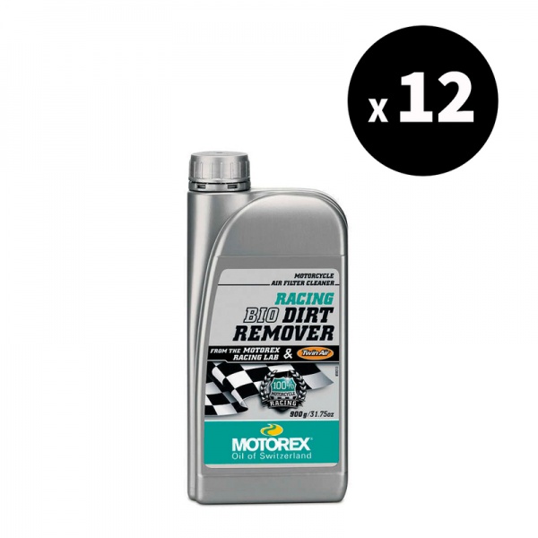 Nettoyant poudre filtre à air MOTOREX Racing Bio Air Filter Cleaner - 900ml x12 Nettoyant poudre filtre à air MOTOREX Racing Bio Air Filter Cleaner - 900ml x12