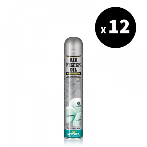Huile filtre à air MOTOREX Air Filter 26 - spray 750ml x12 Huile filtre à air MOTOREX Air Filter 26 - spray 750ml x12
