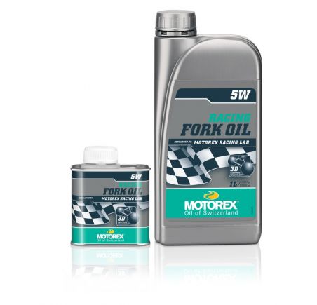 Huile de fourche MOTOREX Racing Fork Oil - 5W 250ML