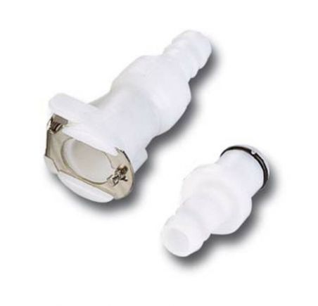 Raccord rapide MOTION PRO Ø6mm simple blocage blanc