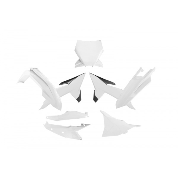 Kit plastiques RACETECH blanc KTM SX-SXF 2025-2026 Kit plastiques RACETECH blanc KTM SX-SXF 2025-2026