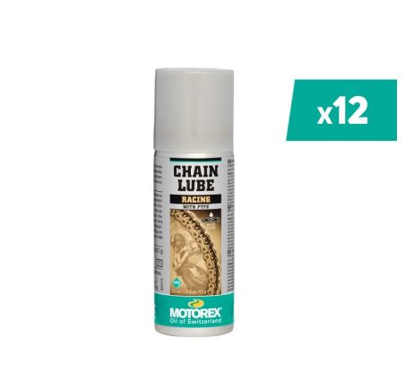 Lubrifiant chaîne MOTOREX Chainlube Racing - spray 56ml x12