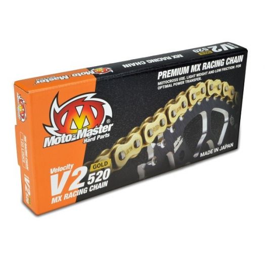 Chaîne de Transmission Moto-Master V2 – Racing Performance (Non O-Ring) – 120 maillons