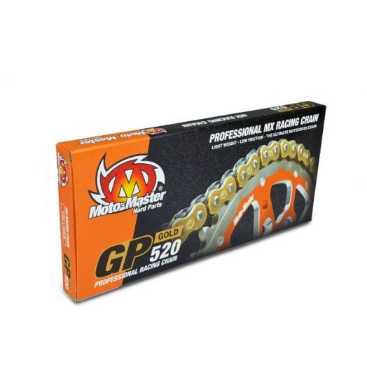 Chaîne de Transmission Moto-Master 520 GP – Racing Edition (Non O-Ring) – 120 maillons