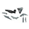 Kit plastiques gris Honda 750 Transalp 2023-2025