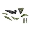 Kit plastiques vert kaki Honda 750 Transalp 2023-2025