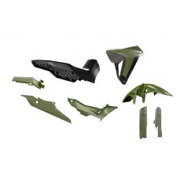 Kit plastiques vert kaki Honda 750 Transalp 2023-2025