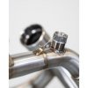 Ligne Supermotard complète double silencieux MT Race sonde lambda