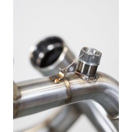 Ligne Supermotard complète double silencieux MT Race sonde lambda
