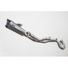 Ligne Supermotard complète double silencieux MT Race pour KTM SMR SXF