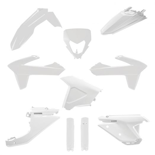 Kit plastique POLISPORT Sherco 125/250/300/450/500 SE/SEF 2025-2026 blanc