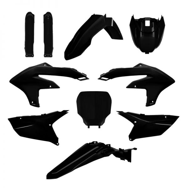 Kit plastiques noir Polisport Yamaha 250 YZF 2024-2025 / 450 YZF 2023-2025