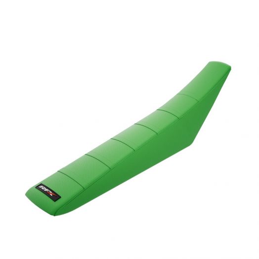 Housse de selle verte RFX Pro Ribbed Kawasaki 250 KX 2025 / 450 KX 2024-2025