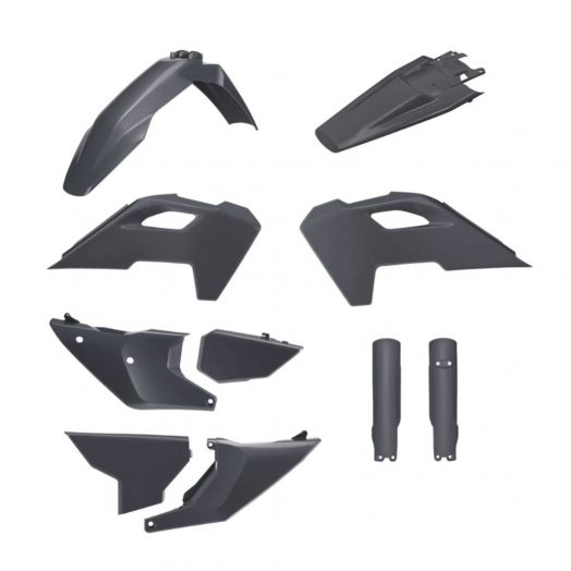 Kit plastique Polisport gris Husqvarna FE/TE 2024-2025
